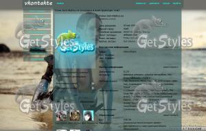 LaraCroftBySea тема для контакта