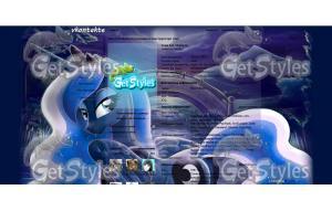 Лунная пони ^^ тема для контакта