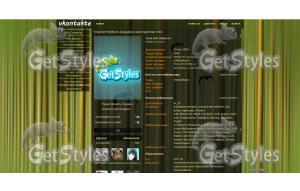 curtain тема для контакта