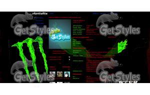 monster energy тема для контакта