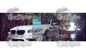 BMW M5 F10 тема для контакта
