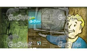Fallout 3 тема для контакта
