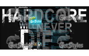 hardcorewillneverdie тема для контакта