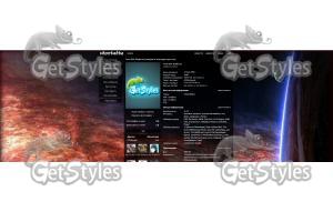 Theme Kosmos тема для контакта