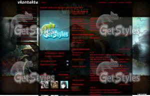 World of Warcraft: Mists тема для контакта