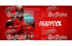 Deadpool тема для контакта