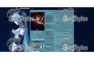 Miku тема для контакта