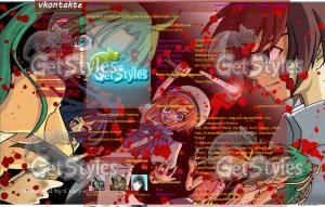 Higurashi no naku koro ni тема для контакта