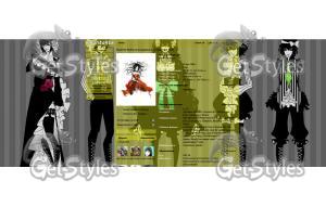 Gothic Vocaloid тема для контакта