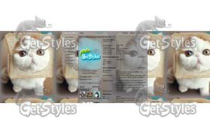 Котэняш ^^ удобное меню: тема для контакта