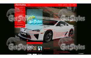 LexusLFA_2011_800x600_wal тема для контакта