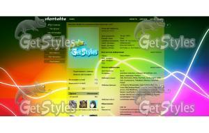 3dgraphics_rainbow_lightn тема для контакта