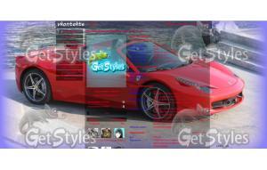 Ferrari 458 Spider тема для контакта