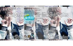 V BTS тема для контакта