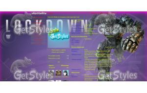 LOCKDOWNОХОТА тема для контакта