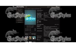 black01 тема для контакта