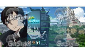 Синий Экзорцист тема для контакта