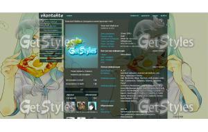 Anime art тема для контакта