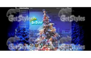 НГ тема для контакта