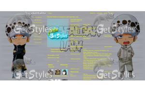 Trafalgar Law, One Piece тема для контакта