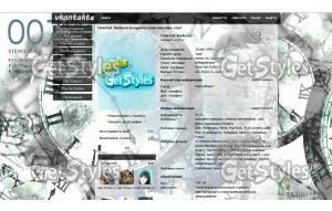 Steins;Gate тема для контакта