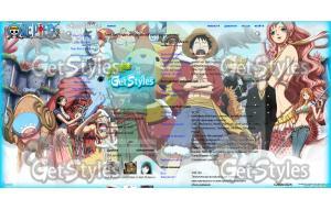 One Piece тема для контакта