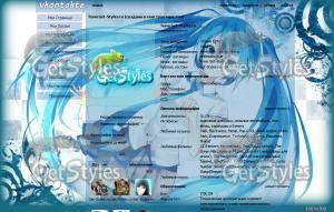 Hatsune Miku тема для контакта