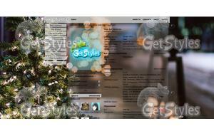 New Year тема для контакта