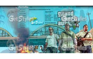 Grand Theft Auto V тема для контакта