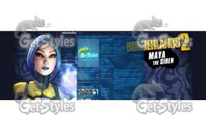 Maya  Borderlands 2 тема для контакта