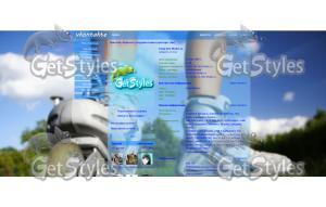 RollerSkating Ролики, кон тема для контакта