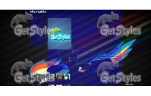 Rainbow Dash тема для контакта