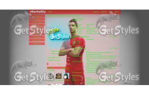 CR7 тема для контакта