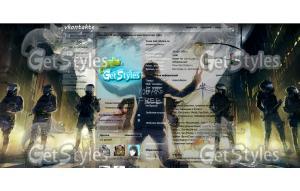 Fisheye Placebo тема для контакта
