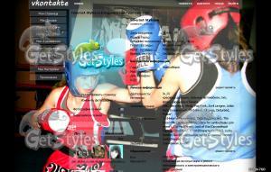 бокс тема для контакта