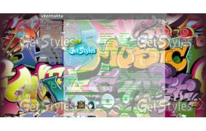 beautifulgraffitifontdesi тема для контакта