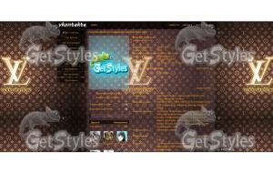 Lovis vuitton тема для контакта