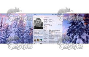 winter тема для контакта