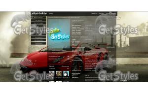red_lamborghini_gallardo тема для контакта