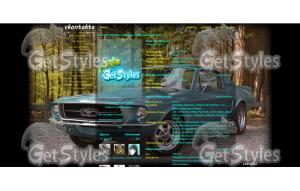 Ford Mustang , 67r тема для контакта