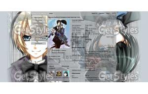 Black Butler тема для контакта