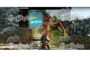 TES 5 Skyrim тема для контакта
