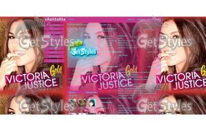 VictoriaJusticeGold тема для контакта