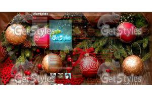 christmas тема для контакта
