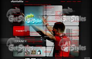 Tiesto_TRANCE тема для контакта