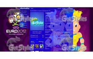 UEFA 2012 тема для контакта
