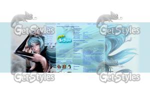 Miky Hatsune тема для контакта