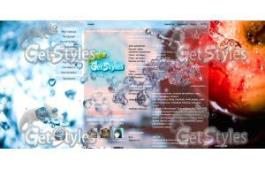 яблоко и брызги тема для контакта