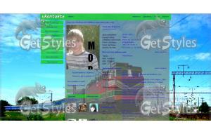 train тема для контакта