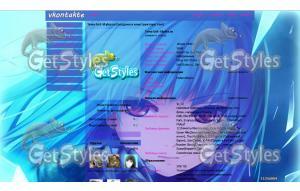 anime_girl тема для контакта
